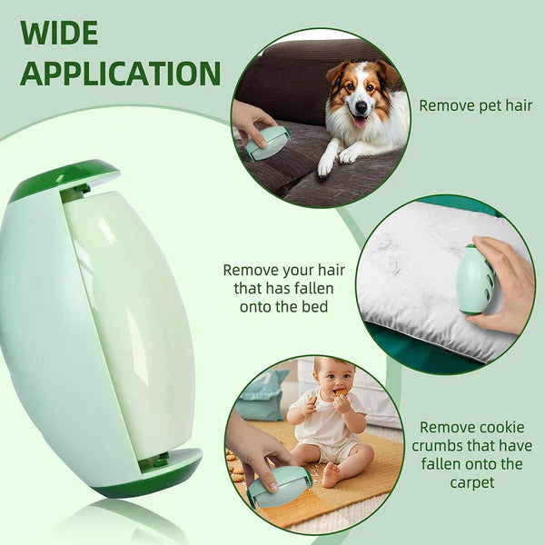Reusable Lint Roller Ball, Mini Travel Size Lint Roller for Clothes, On The Go Lint Roller Ball, Small Portable Lint Ball Remover for Clothes and Pet Hair, Extra Sticky & Washable Gel