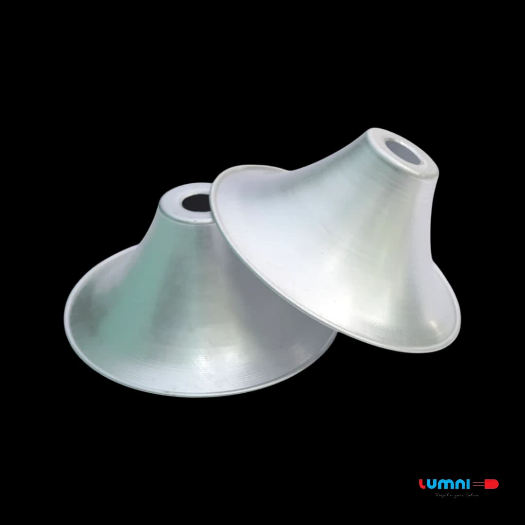 ALUMINIUM SHADE-8inch - Lampshades & Lamp Holders by Lumni Power Tech