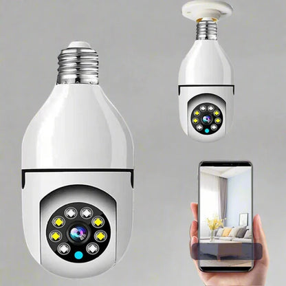 V380 Pro 360 Degree Panoramic Wireless WiFi IP CCTV Security Camera (Pack of 1)