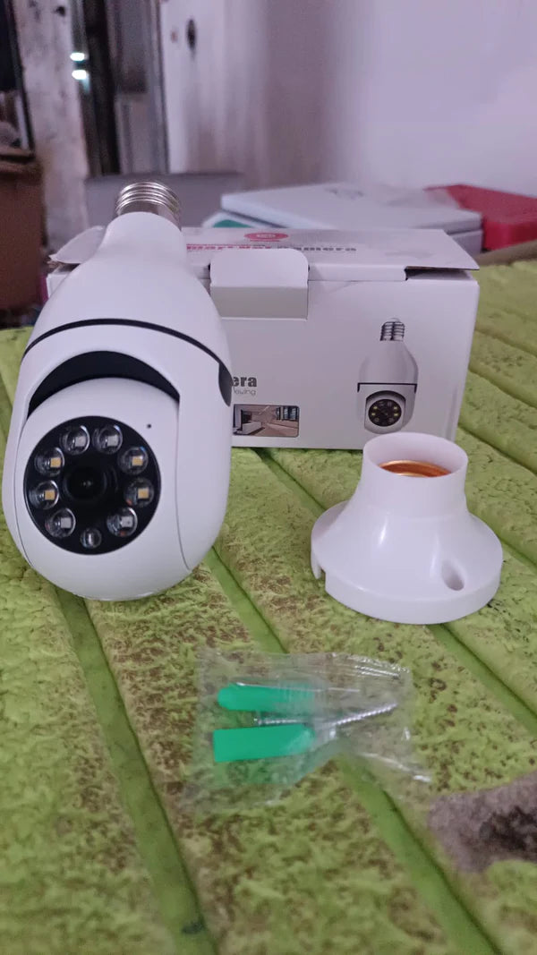 V380 Pro 360 Degree Panoramic Wireless WiFi IP CCTV Security Camera (Pack of 1)