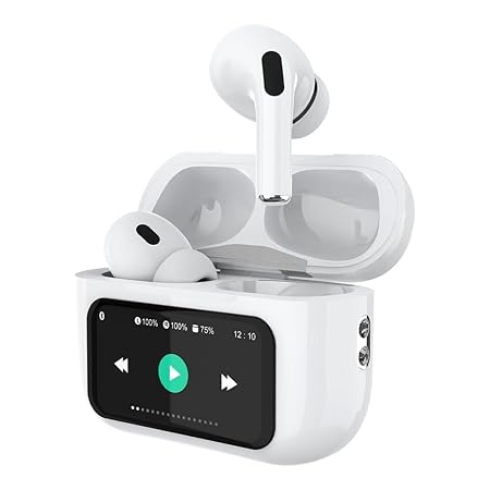 Bluetooth wireless earpod with display