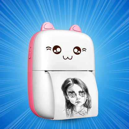 Mini Portable Thermal Printer Wireless Bluetooth Printer